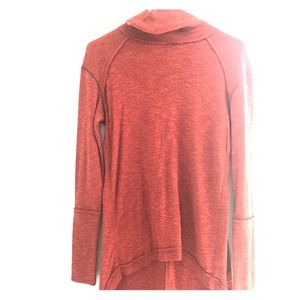 Free People Turtleneck Split Back Sweater